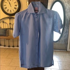 Island Blue Camp Shirt & White Pants